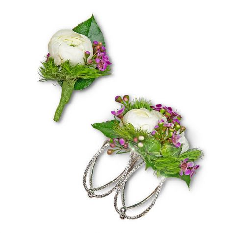 Intrinsic Corsage and Boutonniere Set