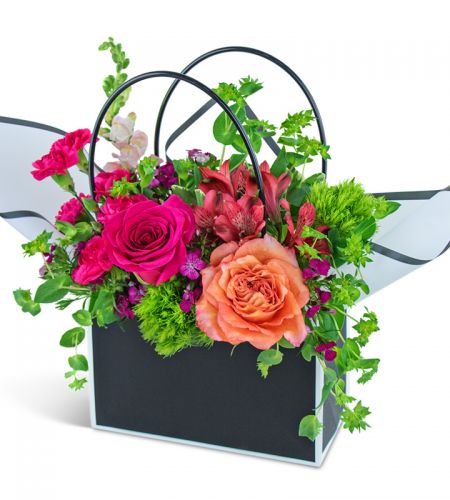 Bright and Bold Blooming Tote