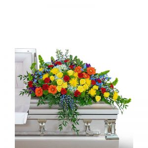 Vibrant Life Casket Spray